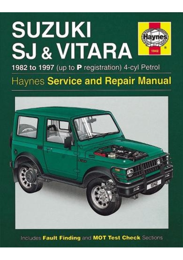Suzuki SJ Series, Samurai a Vitara (4-cyl) Petrol (82 - 97) Haynes Repair Manual