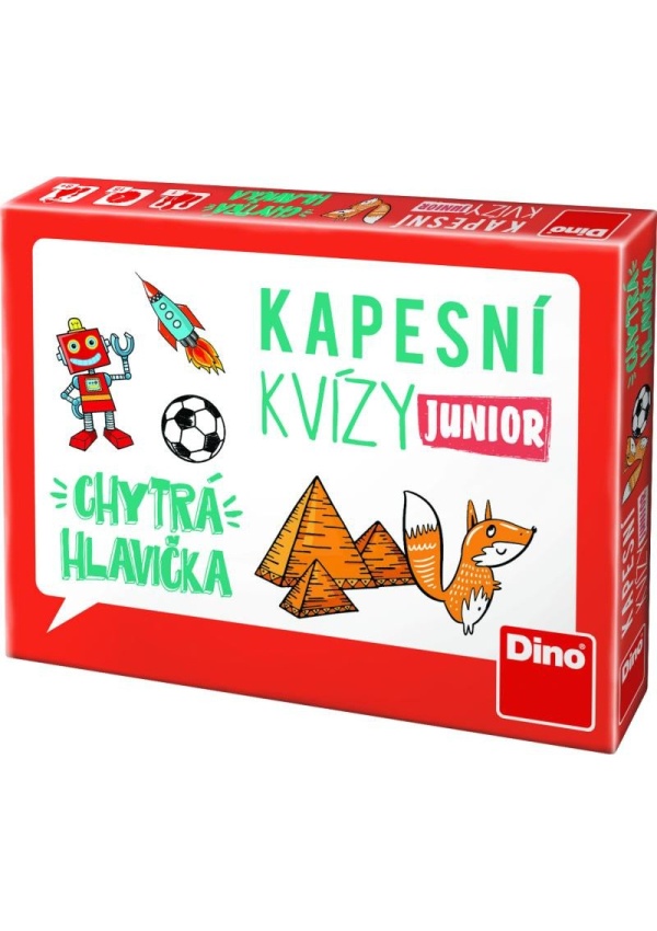 DINO Kapesní kvízy Junior - chytrá hlavička
