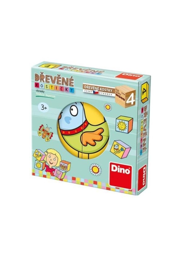 Kostičky Pro Nejmenší Dětičky 4 ks Dino Toys s.r.o.