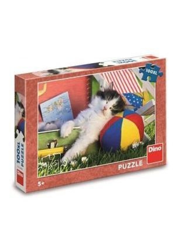 Puzzle Kotě odpočívá 100 XL dílků Dino Toys s.r.o.