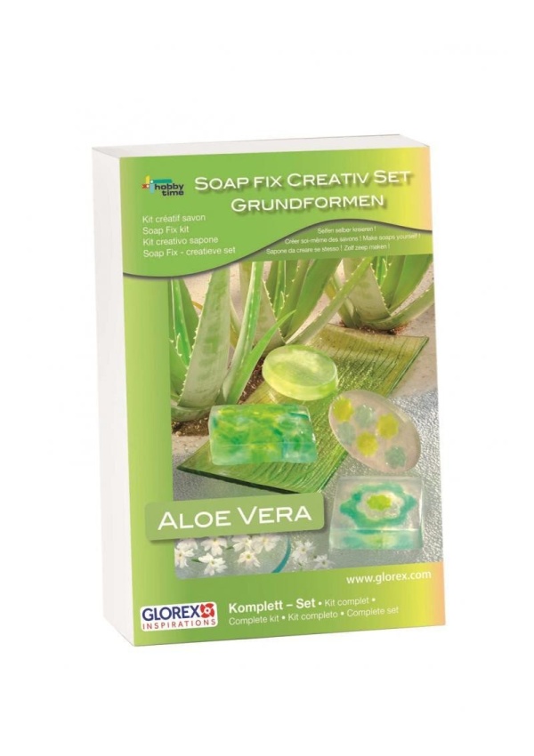 Glorex Kreativní sada na výrobu mýdel - s aloe vera