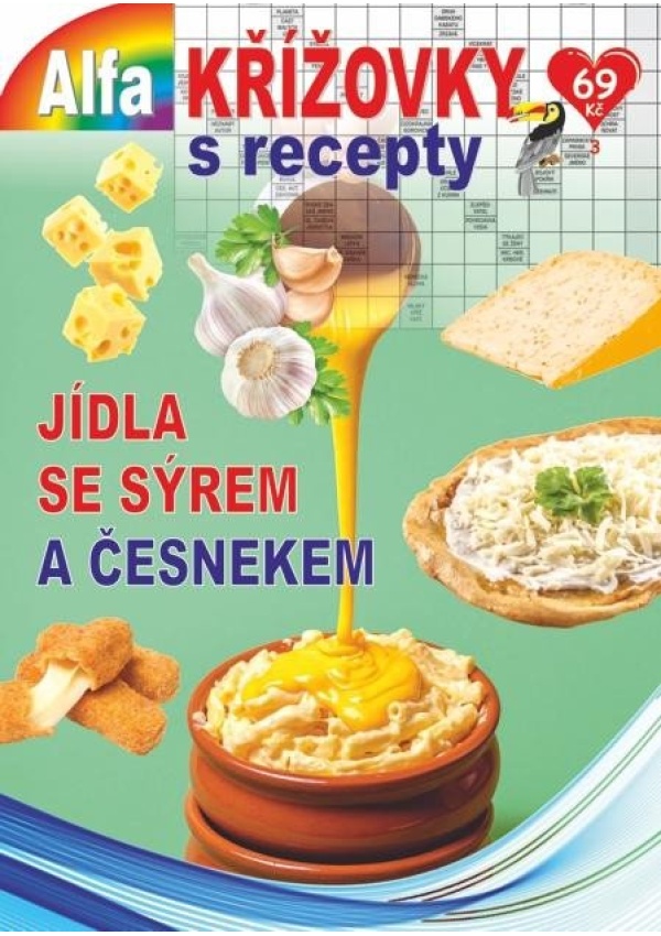 Křížovky s recepty 3/2022 - Jídla se sýrem a česnekem Alfasoft s.r.o.