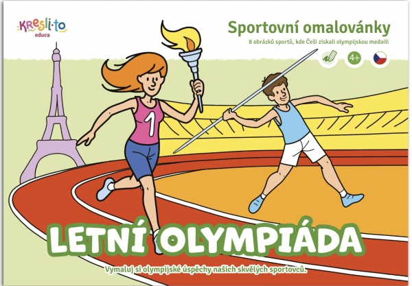 Letní olympiáda - Sportovní omalovánky A5 Imagu s.r.o.