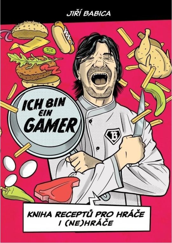 Komiksová kuchařka Ich bin ein Gamer - Kniha receptů pro hráče i (ne)hráče EMINENT - Ing. Jiří Kuchař