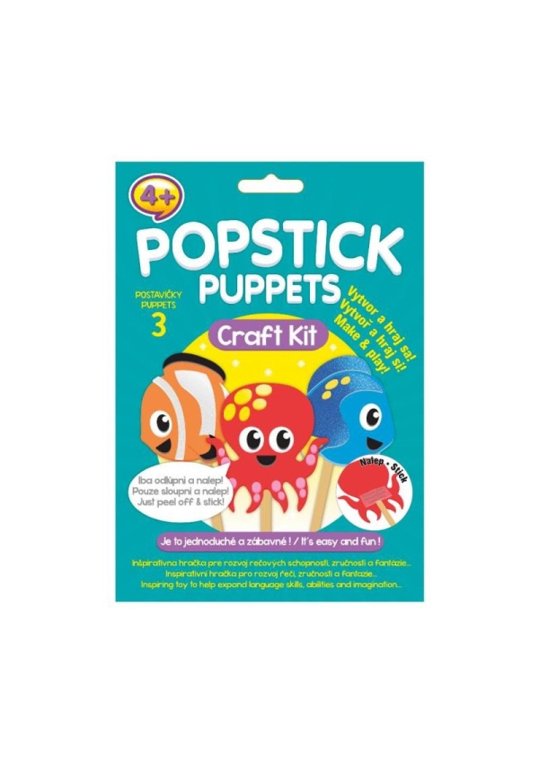 Kreativni sada Popstick puppets - Ryby ARGUS CZ s.r.o.