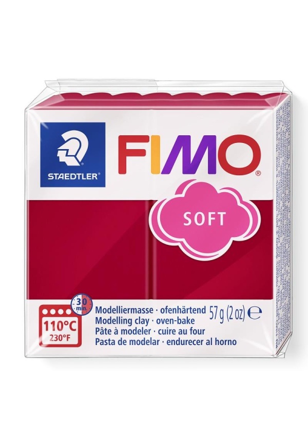 FIMO soft 57g - tmavě červená Kreativní svět s.r.o.