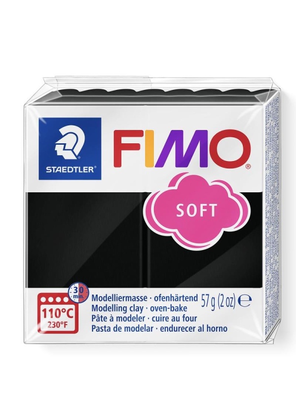 FIMO soft 57g - černá Kreativní svět s.r.o.