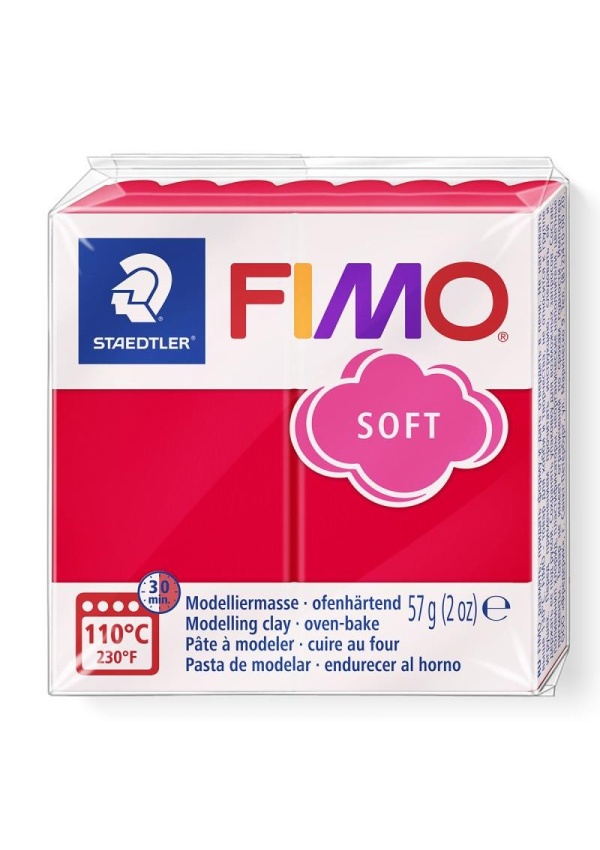 FIMO soft 57g - červená