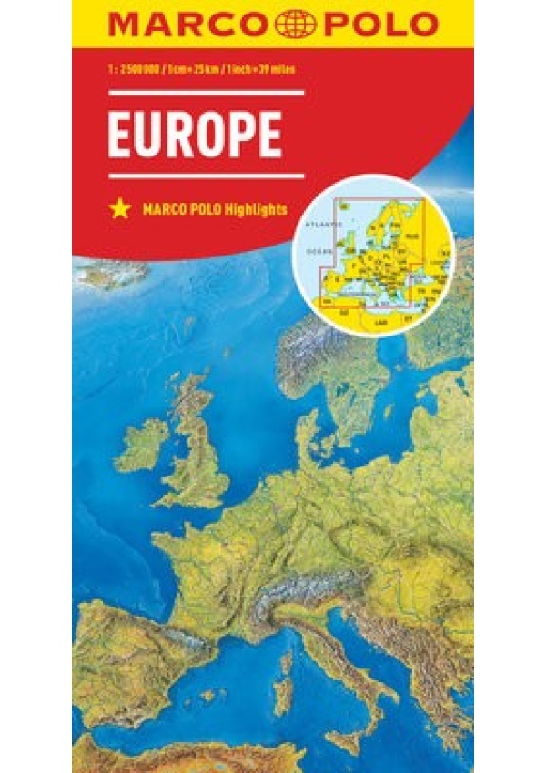 Europe Marco Polo Map MAIRDUMONT GmbH & Co. KG