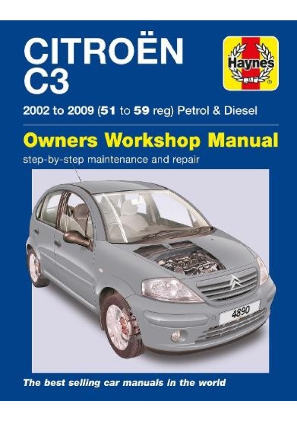 Citroen C3 Petrol a Diesel (02 - 09) Haynes Repair Manual