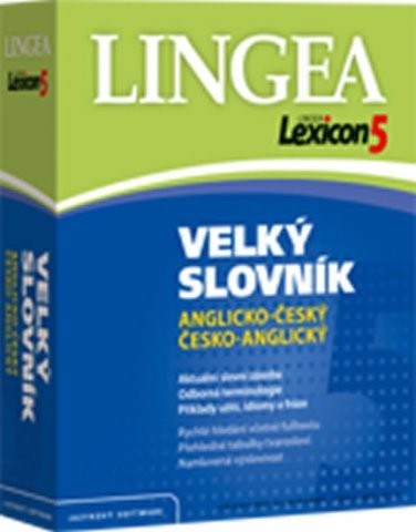 Lexicon 5 Anglický velký slovník Lingea