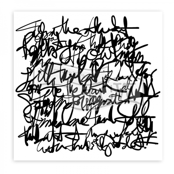 Šablona TCW 6aquot;x6aquot; (15,2x15,2 cm) - Messy Writing Aladine
