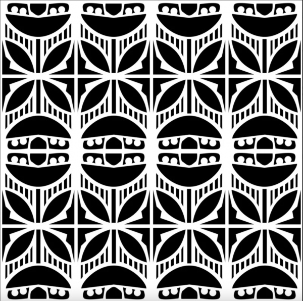Šablona TCW 6aquot;x6aquot; (15,2x15,2 cm) - Deco Stripes. Aladine