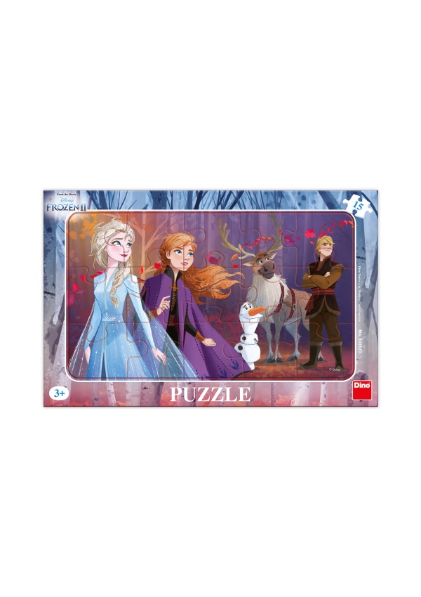 Puzzle Frozen II s Kristoffem 15 dílků deskové DINO