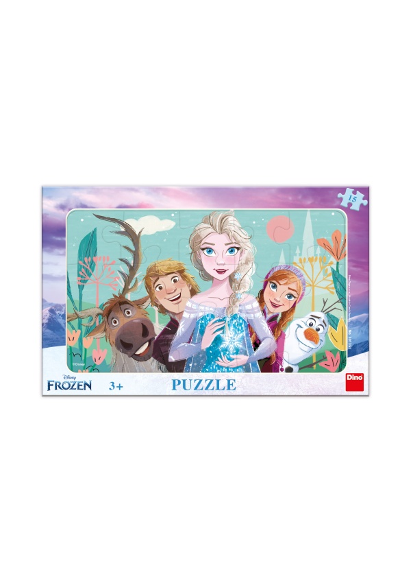 Puzzle Frozen: rodina 15 dílků deskové DINO