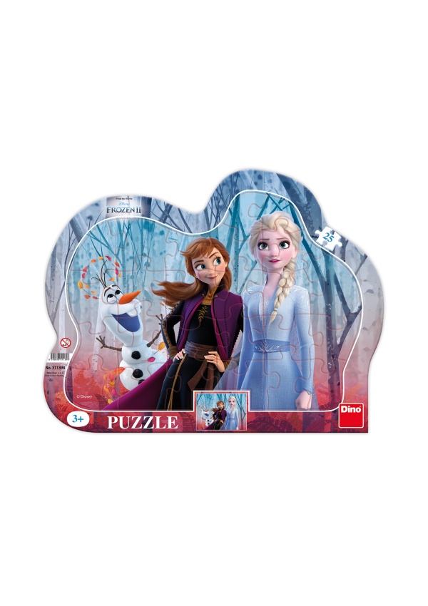 Puzzle Frozen II s Olafem 25 dílků deskové DINO