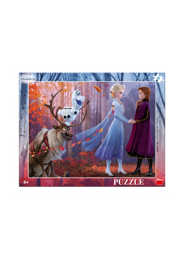 Puzzle Frozen II radost 40 dílků deskové DINO