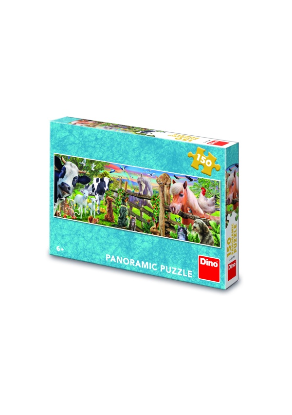 Puzzle Farma 150 dílků panoramic DINO