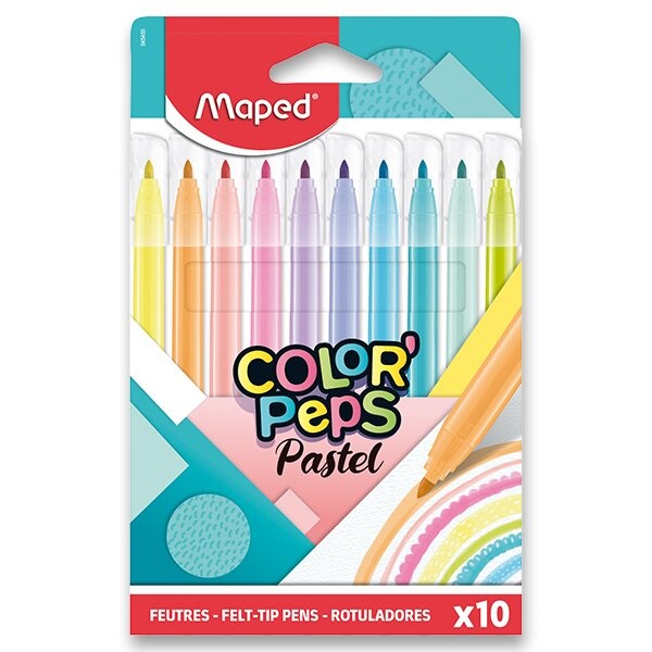 Dětské fixy Maped Color'Peps Pastel 10 barev Maped