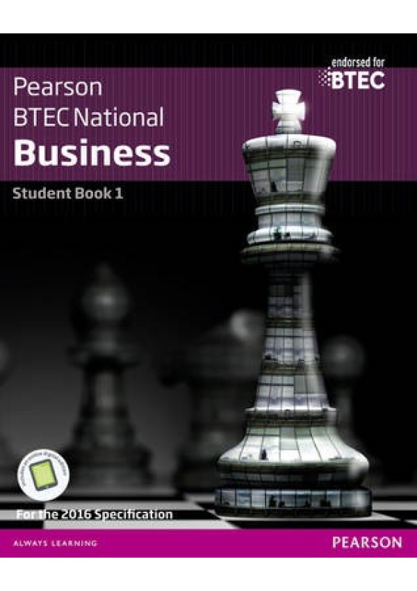 BTEC Nationals Business Student Book 1 + Activebook, For the 2016 specifications
