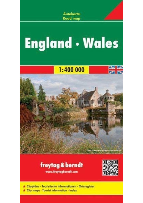 AK 0287 Anglie - Wales 1:400 000 / automapa+ mapa volného času