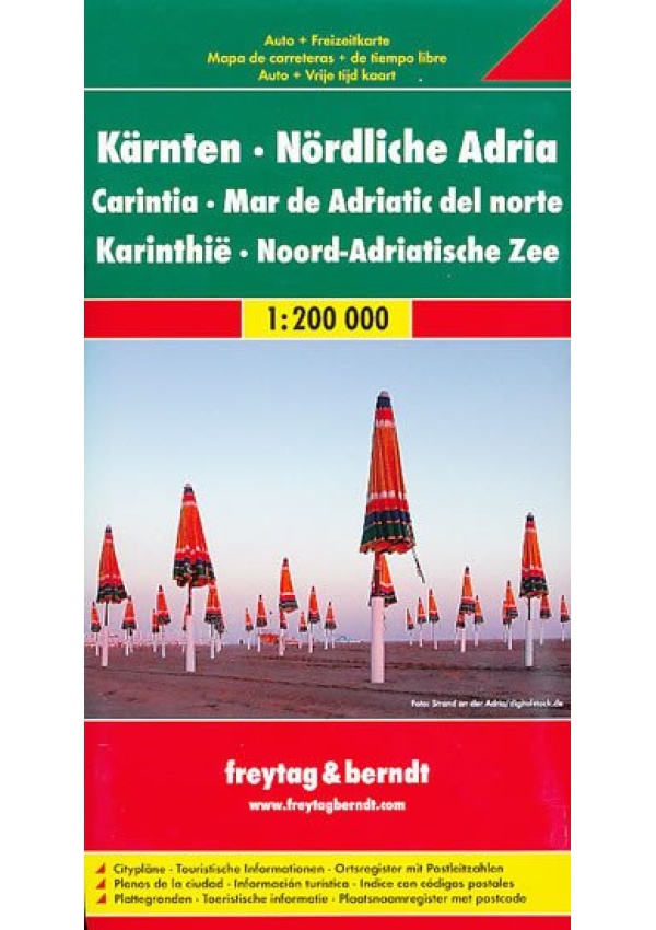 AK 716 Korutany, severní Jadran 1:200 000 / automapa + mapa volného času