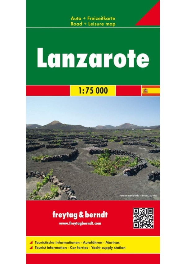AK 0533 Lanzarote 1:75 000 / automapa + mapa volného času