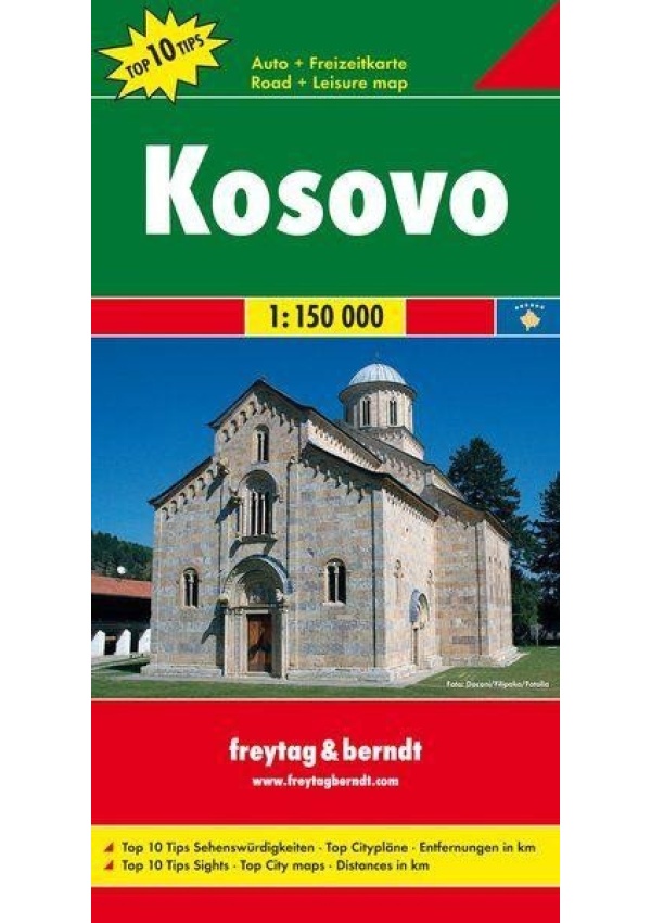 AK 0716 Kosovo 1:150 000 / automapa + mapa volného času
