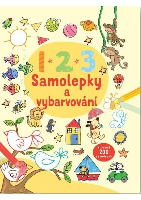 123 Samolepky a vybarvovaní