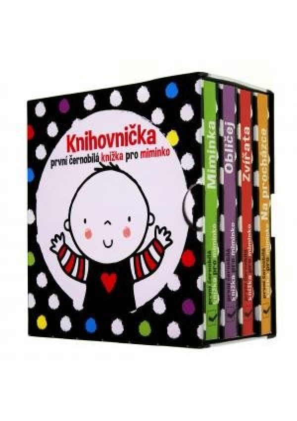 Knihovnička - První černobílé knížky pro miminko