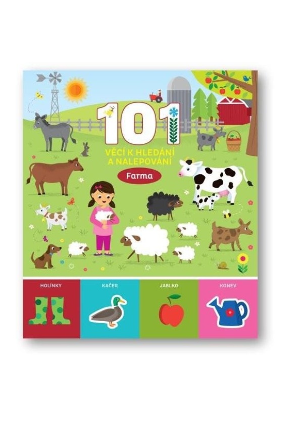 101 věcí k hledání a nalepování Farma