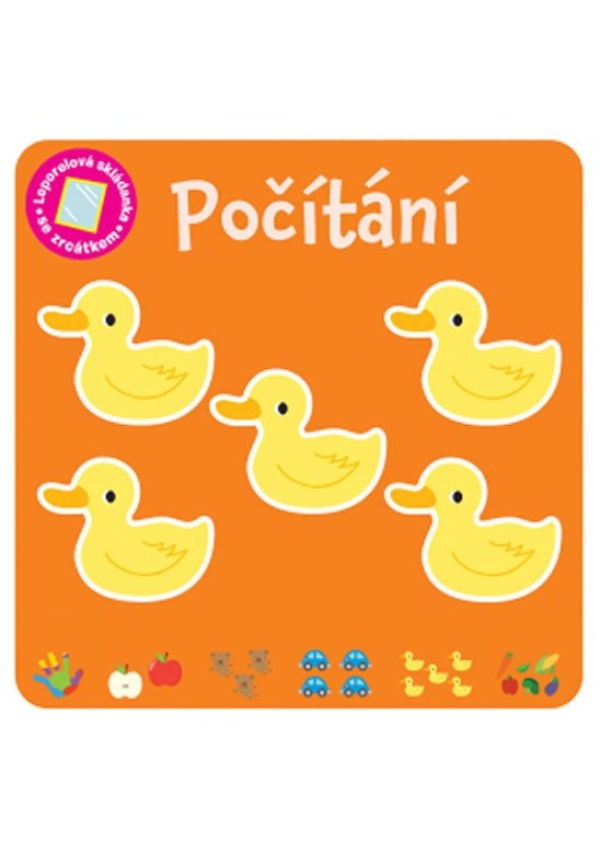 Počítání - Leporelová skládanka se zrcátkem