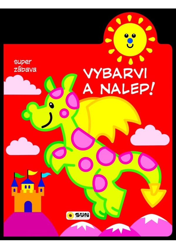 Dráček 2-3 roky: Vybarvi a nalep