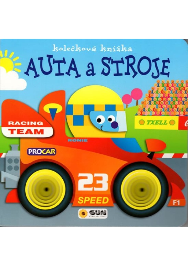 Auta a stroje - kolečková knížka - leporelo