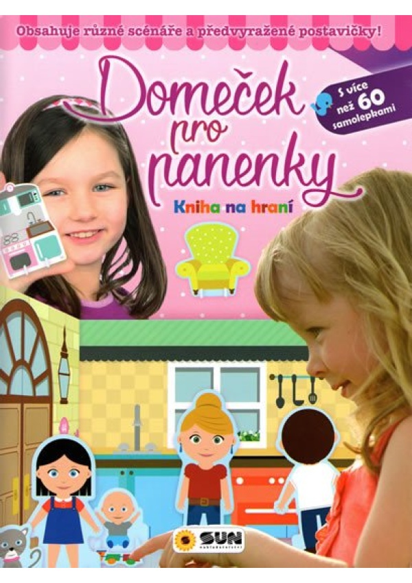 Domeček pro panenky - Kniha na hraní