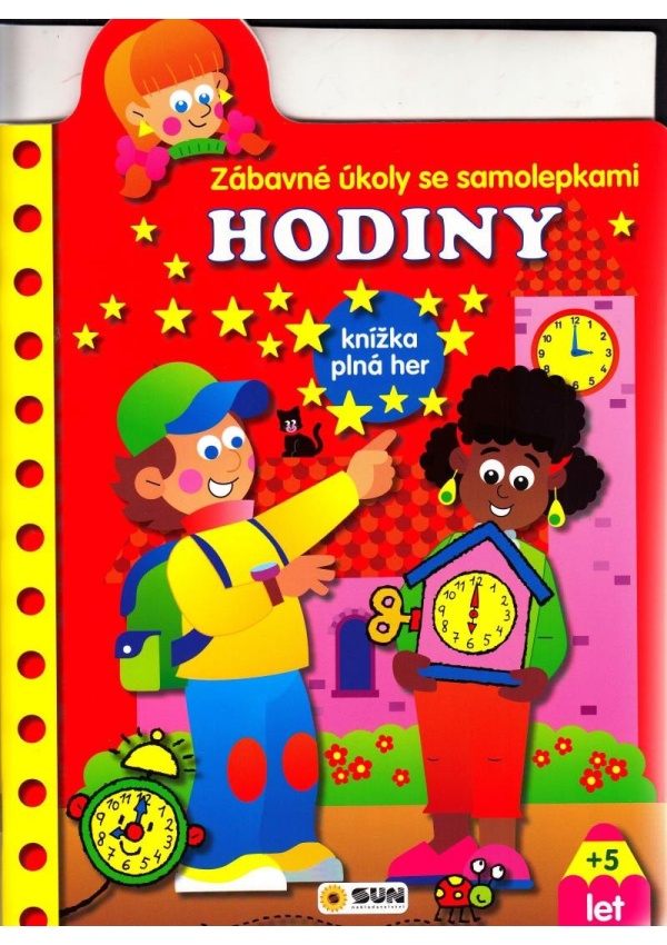 Hodiny - Zábavné úkoly se samolepkami