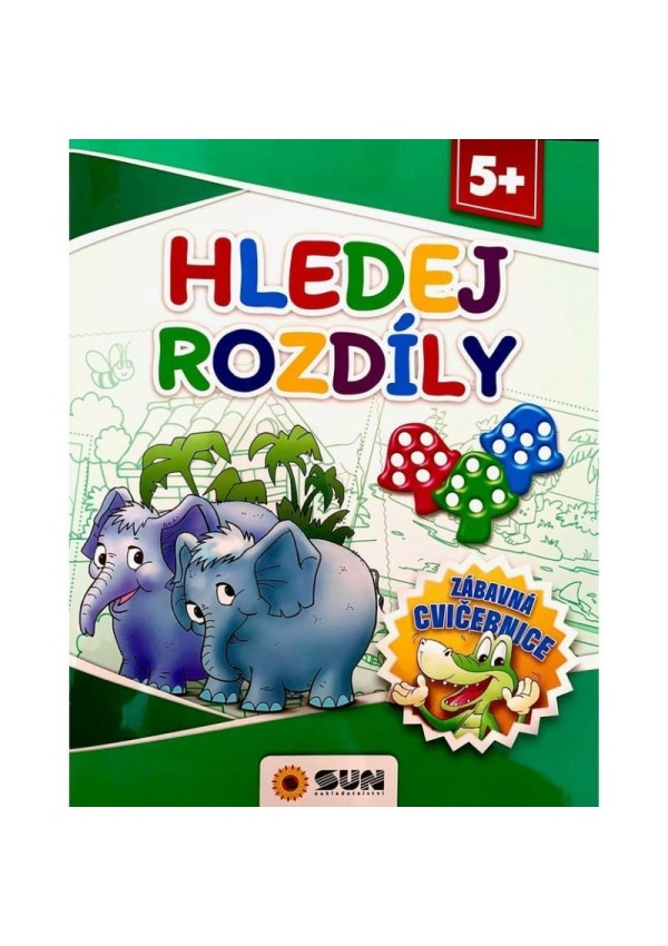 Hledej rozdíly - Zábavná cvičebnice 5+