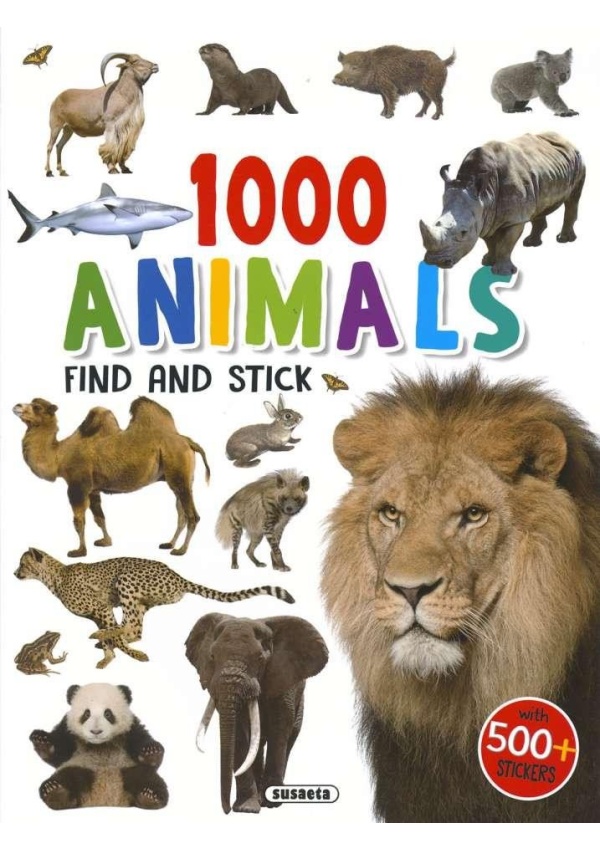 1000 ANIMALS FIND AND STICK AJ