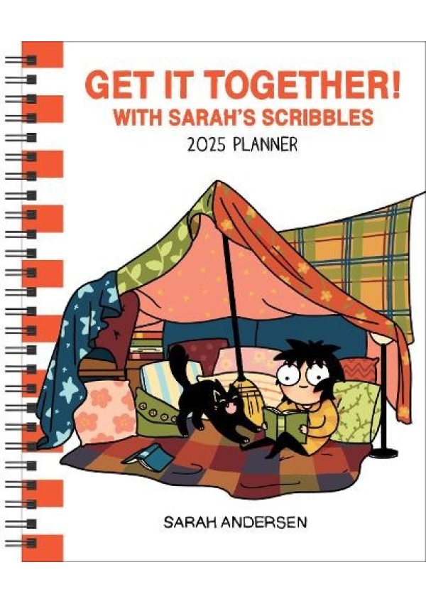 Sarah's Scribbles 12-Month 2025 Monthly/Weekly Planner Calendar, Get It Together!