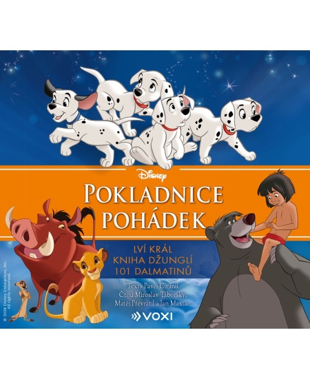 Disney - Lví král, Kniha džunglí, 101 dalmatinů (audio pro děti)