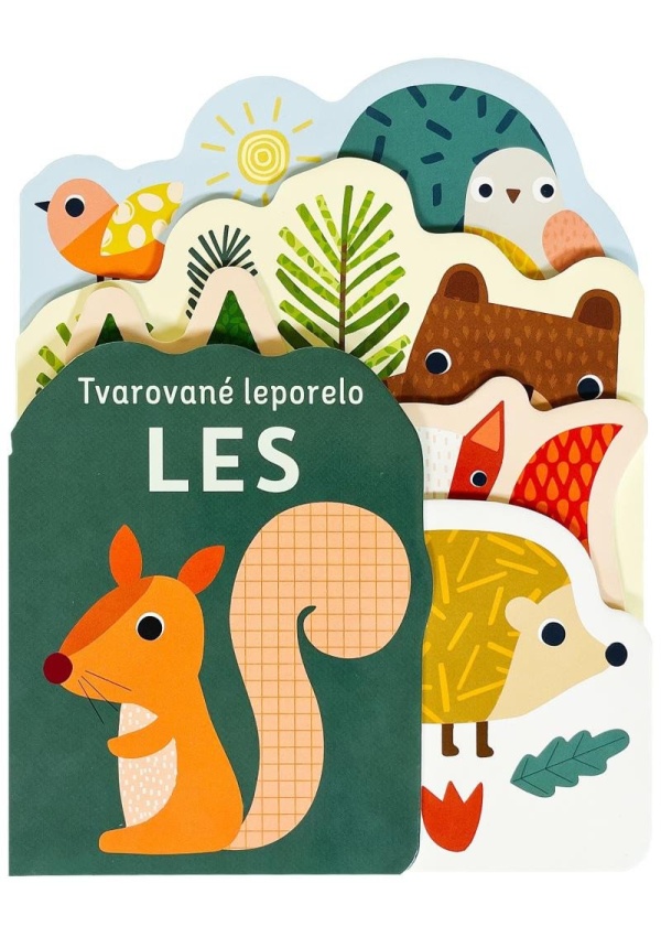 Tvarované leporelo Les