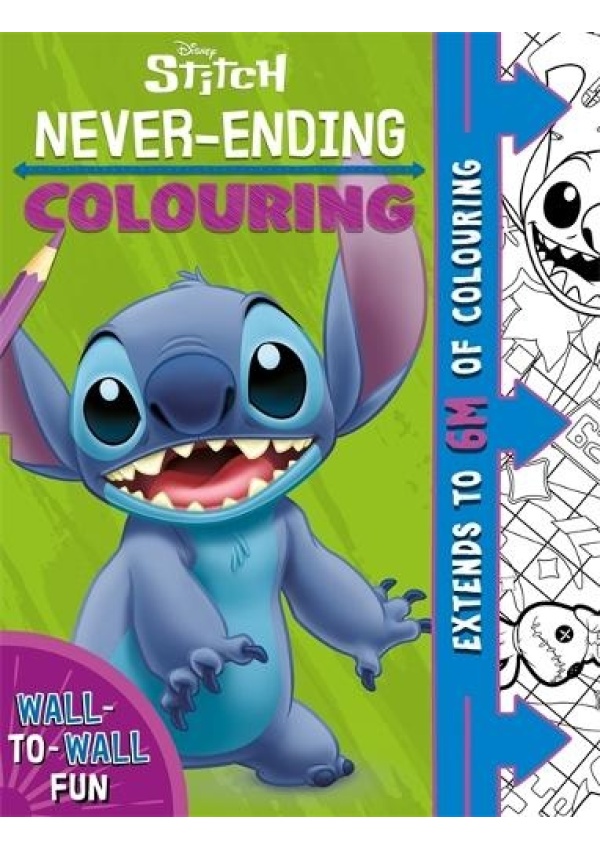 Disney Stitch: Never-Ending Colouring