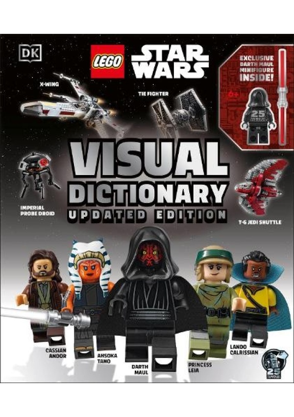 LEGO Star Wars Visual Dictionary Updated Edition, With Exclusive Star Wars Minifigure