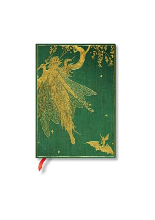 Olive Fairy (Lang’s Fairy Books) Midi Lined Softcover Flexi Journal (Elastic Band Closure)