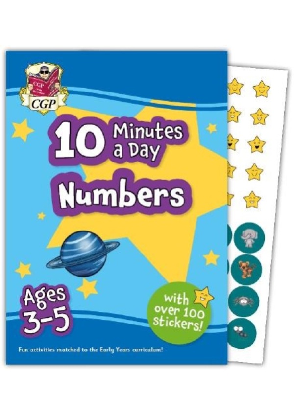 10 Minutes a Day Numbers for Ages 3-5 (with reward stickers)