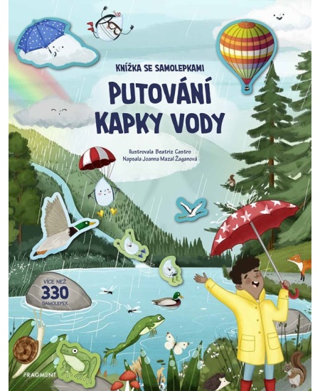 Knížka se samolepkami - Putování kapky vody