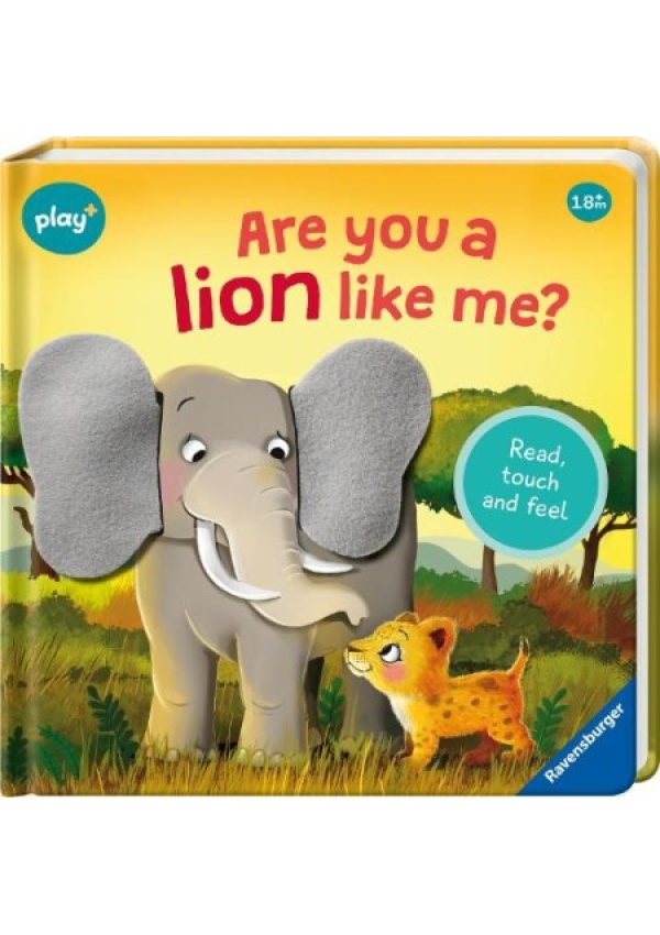 Ravensburger Play+ Infant a Toddler - Are you a Lion like me?, Read, touch and feel