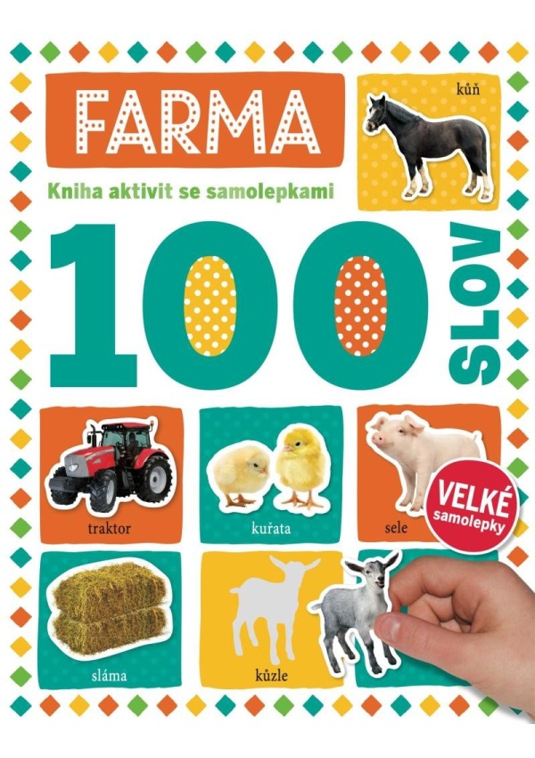Farma 100 slov - Kniha aktivit se samolepkami