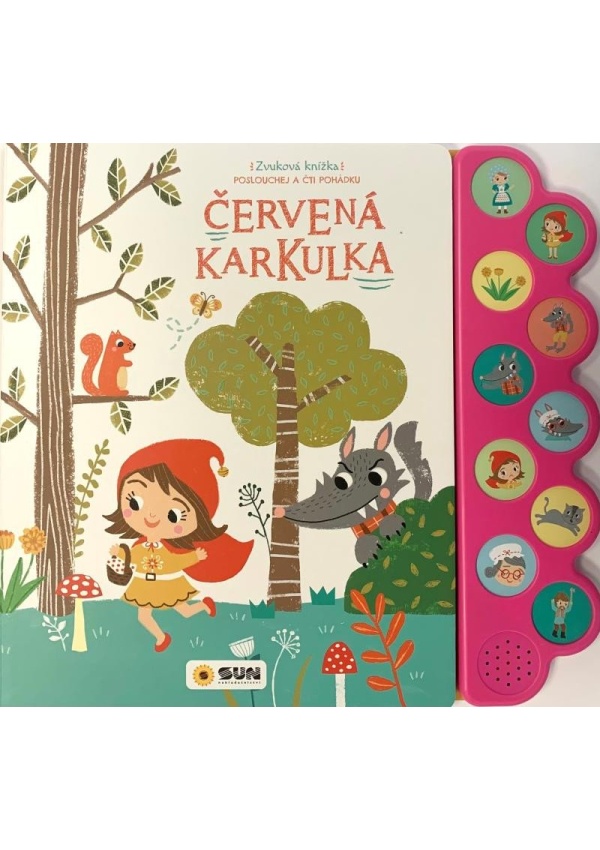 Červená karkulka - Zvuková knížka - poslouchej a čti pohádku