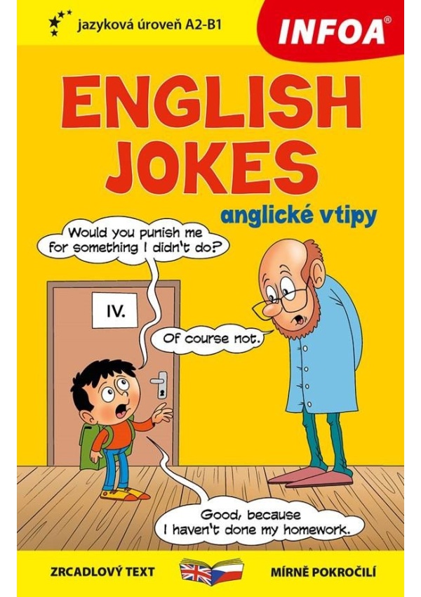Anglické vtipy / English Jokes - Zrcadlová četba (A2-B1)